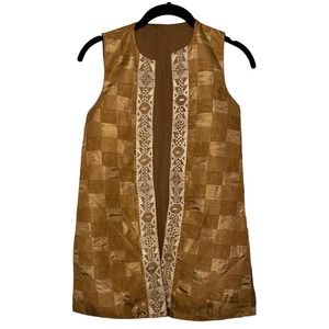 Men's Brown Indian/Desi Vest